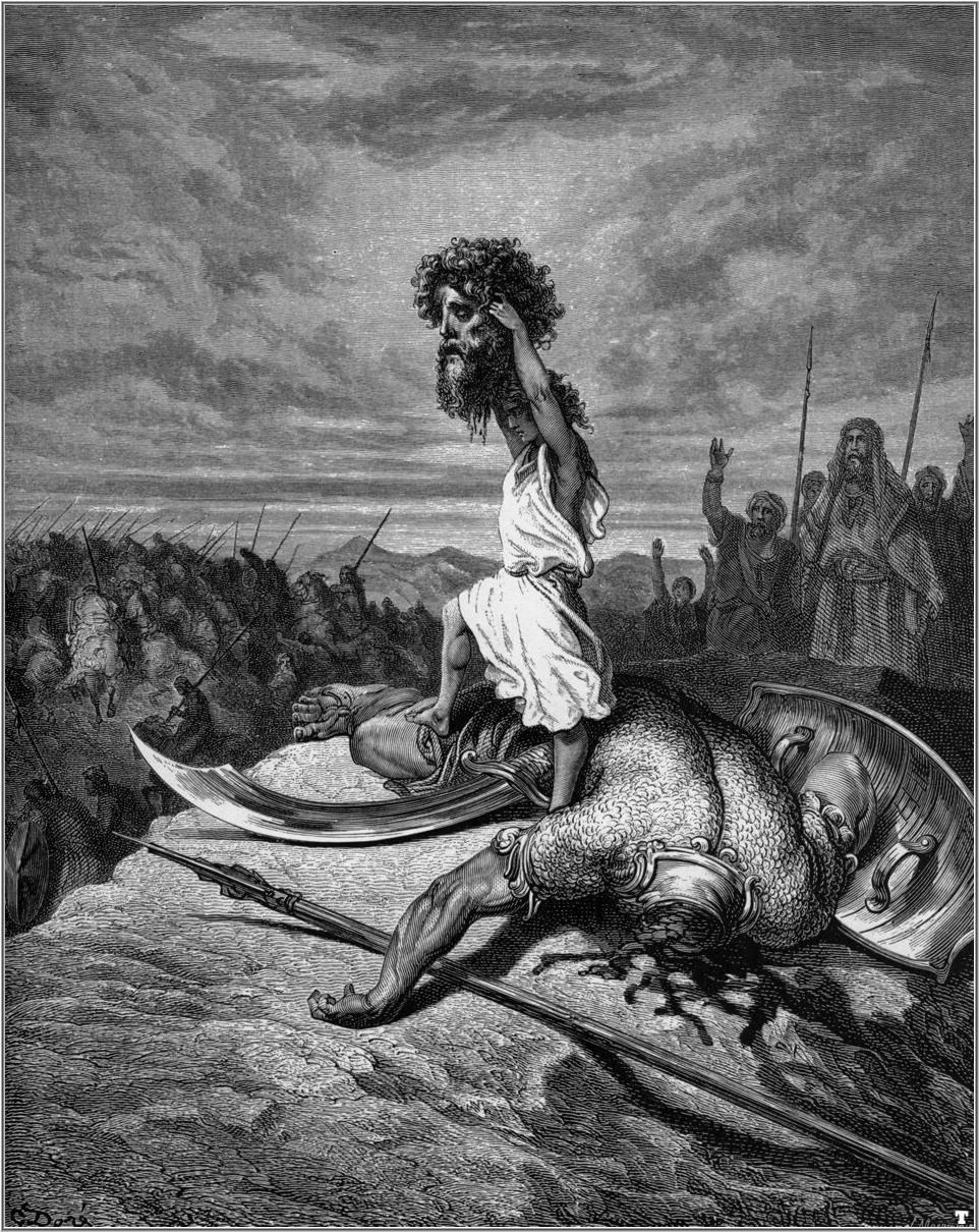 Gustave Dorés David And Goliath 1866 Moore And Reppion